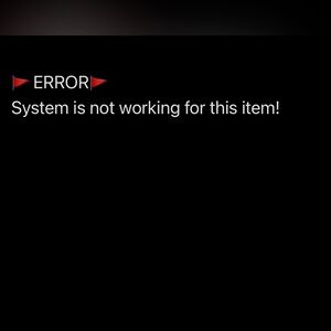Error🚩🚩 Poshmark can’t fix it. 🚩🚩System Frozen🚩